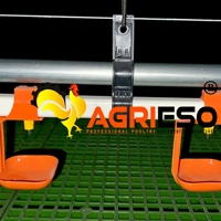 Système clé en main d'équipement d'élevage avicole : ligne d'abreuvement automatique pour poulets avec pompe doseuse d'eau Dosatron pour élevage au sol