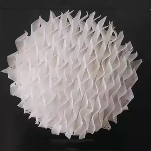 Emballage structuré en PP/PVDF à corrugation haute efficacité, découpe pour la purification du gaz, tour chimique, grande surface spécifique - Product Image 5