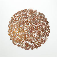 Nouveautés Tapis de table or rose décoratif résistant à la chaleur de haute qualité