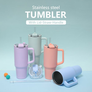 Hot bán biểu tượng tùy chỉnh 40oz cốc cốc 304 thép không gỉ cốc chân không cách điện 40oz Cốc có tay cầm và nắp đậy - Product Image 2
