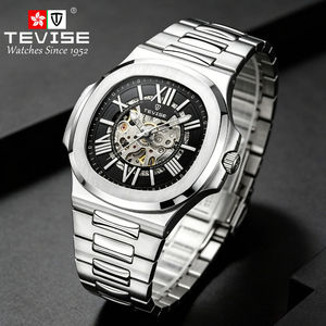 Montre-bracelet automatique pour homme TEVISE T01, fabrication sur mesure, montre mécanique de luxe, étanche, acier, lumineuse, montre de business - Product Image 3