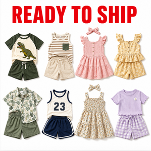 Conjunto de Ropa Floral Premium Summer Profit King para Niñas, 180g, Algodón Puro, Transpirable, Listo para Enviar - Product Image 6