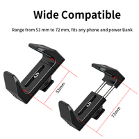 Soporte de Metal para Teléfono Móvil, Soporte Ajustable para Teléfono Inteligente, Abrazadera para Adaptador de Trípode para iPhone 16 Plus PRO Max GoPro