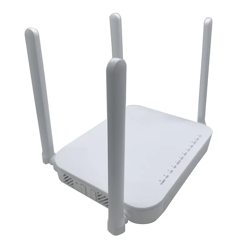 Gpon Onu HG6145D1 Wifi5ルーターモデム4外部アンテナ4ge + デュアルWifi + USB + 音声Ftth Ont