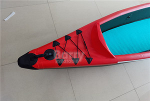 <span class=keywords><strong>Kayak</strong></span> <span class=keywords><strong>gonflable</strong></span> de pêche à une personne, bateau à rames, canoë, point de chute, à vendre - Product Image 4