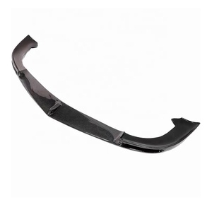 For CLS W218 C218 2011-2017 V Style Carbon Fiber Front Lip Front Bumper Front Shovel Accessory Kit - Product Image 3