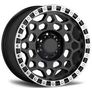 In Stock 17 Inch 6 Hole 139.7 PCD 78.1 110 CB 0 ET Alloy off road wheels