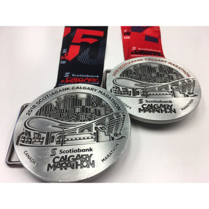 <span class=keywords><strong>Medalla</strong></span> deportiva de maratón 3D de metal milagroso personalizada del fabricante - Product Image 6