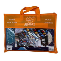 Ensemble de draps plats en microfibre Queen avec un design élégant, ventes chaudes, garnissage en soie