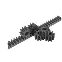 SHENGRI Crémallière à pignon de bonne qualité 1000mm pour mouvement linéaire de machine CNC DIN7 Noircie Module 1.25m 1.5m 2m 3m 4m CN HEB