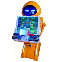 KEM Alien Pat Set Cow Throwing Marbles Kids Coin Puzzle Game Machine