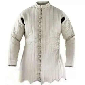 Venta al por mayor de alta resistencia Medieval Gambeson Chaqueta de algodón acolchado armadura de invierno para recreaciones y Cosplay 100% algodón - Product Image 1