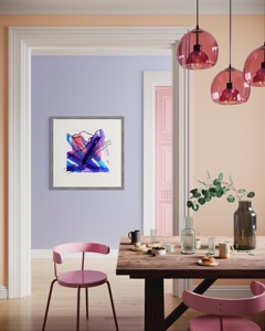 Decoración de pared en papel de arte con paisaje de río y montaña para un tema de naturaleza y entornos de oficina serenos - Product Image 6