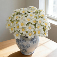 Fleur éternelle artificielle créative en céramique de Jingdezhen, cadeau de Saint-Valentin, d'anniversaire, de mariage, DIY, bouquet de mariée fait main