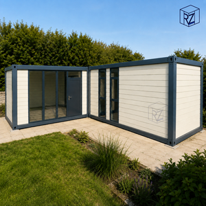 <span class=keywords><strong>Casa</strong></span> Contenedor <span class=keywords><strong>Modular</strong></span> <span class=keywords><strong>en</strong></span> Forma de <span class=keywords><strong>L</strong></span> de 20 pies y 40 pies, 2 <span class=keywords><strong>en</strong></span> 1, de Instalación Rápida, <span class=keywords><strong>Casa</strong></span> Prefabricada, Villa de Lujo, Ray-Zen - Product Image 2