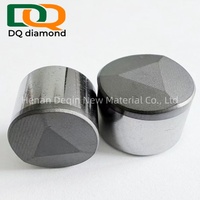 Coupe-PDC à triple rainure/plat, diamant poli, carbure, pour forage pétrolier et gazier, OEM ODM, super haute résistance à l'usure, haute résistance aux chocs