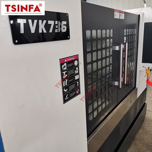 Fraiseuse VMC automatique 3 axes en aluminium, modèle TVK736, avec fonction de perçage et de taraudage, compatible Fanuc, BT40, 220V, nouvelle version verticale et horizontale - Product Image 4