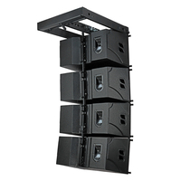 Altavoz de Subgraves LR10 TR18S de 10 Pulgadas, Conjunto de Altavoces de Línea Profesional Pequeños de Alta Potencia para Exteriores, Conjunto Completo