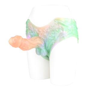 Wholesale Lifelike Fantasy <b>Dildo</b> Monster Series Hollow <b>Dildo</b> Pants Huge Penis Male Penis Enlargement Sleeve Adult Sex Toys - Product Image 1