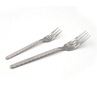 Ensemble de vaisselle occidentale de 24 pièces vaisselle plate en acier inoxydable-comprend couteau à steak fourchette cuillère pour manger