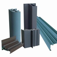 Perfiles de Aluminio Anodizado 6063 Personalizados para Puertas y Ventanas Corredizas de Vidrio, Diseño Moderno, Garantía de 5+ Años, Mediante Extrusión