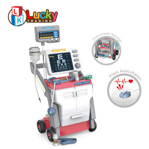 एलके टॉयज प्रिटेंड प्ले हाउस सेट प्लास्टिक मेडिकल कार्ट हॉस्पिटल किट किड्स डॉक्टर टॉय अल्ट्रासाउंड मशीन - Product Image 3