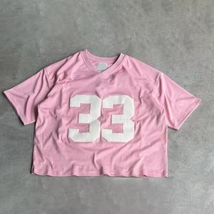 T-shirt en jersey rétro Y2K pour homme, tissé, uni, séchage rapide, respirant, maille, coupe régulière, unisexe, imprimé numérique, streetwear, sport, football - Product Image 5