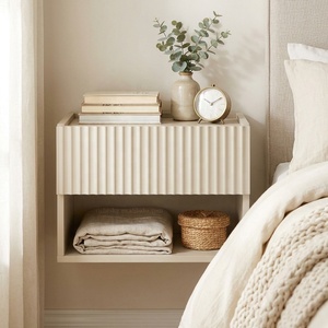 <span class=keywords><strong>Comodino</strong></span> Moderno Sospeso a Parete in Legno per Camera da Letto con Cassetti - Product Image 4