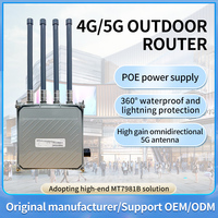 Routeur Sim extérieur 5G CPE 802.11AX WiFi 6 Gigabit 2.4GHz 5.8GHz 4G 5G LTE Modem Carte Sim extérieur 5G CPE