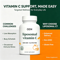Capsules de Vitamine C Liposomale : Soutient la Santé Immunitaire et les Défenses Naturelles