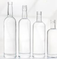 Flacons de parfum en verre transparent personnalisés de 33 cl et 500 ml avec marquage à chaud, emballés dans un carton écologique et recyclable, vente en gros