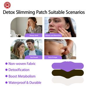 <span class=keywords><strong>Patch</strong></span> Adhésif Détoxifiant Naturel Amincissant Brûle-Graisse pour Nombril, Utilisation à Domicile, Perte de Poids, Ingrédients 100% Sûrs à Base de Plantes - Product Image 2