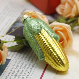 <b>Hand</b>-painted UV Printing Glass Vegetable <b>Mold</b> Christmas Tree Pendant Decoration with Customizable Shape and Color - Product Image 5