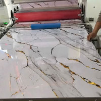 Nuevo Panel de Revestimiento de Pared de Lámina de PVC 3D Decorativo Translúcido para Techo de Plástico Acrílico Mármol UV de 3 mm
