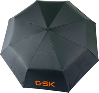Meilleures ventes de parapluie manuel à trois volets de 22 pouces en noir avec impression de logo personnalisé Parapluies promotionnels