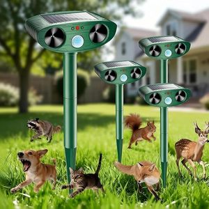 Repellente per Animali ad Ultrasuoni a Energia Solare per Conigli, Uccelli, Topolini, Cervi, Giardino e Cortile - Product Image 6