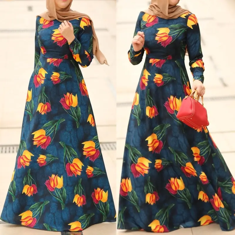 Abaya Traditional Muslim Clothing Hot Sale Muslim Women Dress Ladies Clothing Turkish Islamic Robe