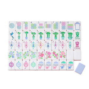 Splendid Premium Acrylic Cloisonne Inspired Luxury Style American Standard <b>Mahjong</b> <b>Set</b> for E-commerce Brand Customized <b>Set</b> - Product Image 3