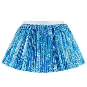 Falda Tutú de Gasa Personalizable para Niñas, con Lentejuelas Brillantes, Diseño Floral a Cuadros, Transpirable, Mini, Estilo Lolita Informal - Product Image 5