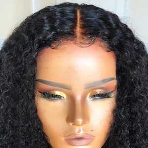 Perruque de <span class=keywords><strong>cheveux</strong></span> crépus bouclés, perruques Bob Lace Front wig, <span class=keywords><strong>cheveux</strong></span> vierges, d'alignement cuticules, pliable, magasin en ligne, 360, <span class=keywords><strong>pour</strong></span> femmes noires - Product Image 5