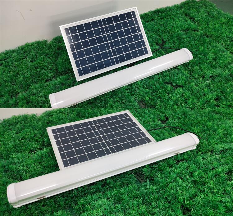 IP65 Remote Outdoor sensor tri-proof solar tube lighting 30w 60w solar led light tube