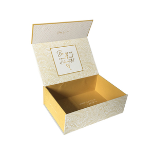 Boîte pliable robuste et biodégradable, imprimée à l'or, motif floral, <span class=keywords><strong>pour</strong></span> cosmétiques de luxe et cadeaux de beauté haut de gamme - Product Image 3
