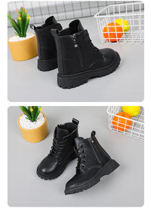 Scarpe Casual per bambini primavera e autunno stivali <span class=keywords><strong>da</strong></span> <span class=keywords><strong>neve</strong></span> neri <span class=keywords><strong>da</strong></span> ballo per ragazze autunno e inverno - Product Image 4