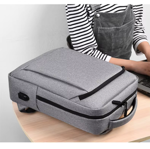 Vente en gros Sac de voyage Sac à dos étanche avec logo personnalisé Sacs à dos simples et bon marché de créateurs tendance pour <span class=keywords><strong>ordinateur</strong></span> <span class=keywords><strong>portable</strong></span> pour hommes avec chargeur USB - Product Image 6