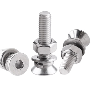 ชุดน็อต แหวนรอง และสลักเกลียวหัวจม สแตนเลส 304 คุณภาพสูง ขนาด M2-M8 แบบเรียบ - Product Image 5