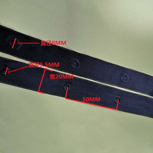 Kích thước nhỏ vòng khóa <span class=keywords><strong>Snap</strong></span> vành đai tròn màu đen và trắng Giấu Nút bé PA PA quần áo - Product Image 3