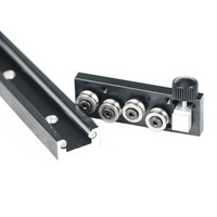 Guide linéaire double axe intégré de 38 mm de largeur avec curseur de verrouillage pour machines à bois SGB15N-3 SGB15N-4 SGB15N-5 SGR15N