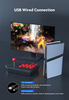 Manette de jeu PS5 personnalisée, design DIY, manette filaire, stick de contrôle précis à 8 directions pour PC Steam