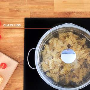 Juego de utensilios de Cocina de Inducción de acero inoxidable de 9 piezas de lujo moderno, <span class=keywords><strong>ollas</strong></span> de metal ecológicas, sartenes, utensilios de cocina en color alcaravea - Product Image 6