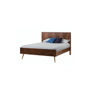 Colección BERGEN, Muebles de Dormitorio Ecológicos de Diseño Moderno, Fabricados en Vietnam con Madera de Roble/Pino/Acacia, MOQ Bajo, Cama de Madera Sólida - Product Image 1